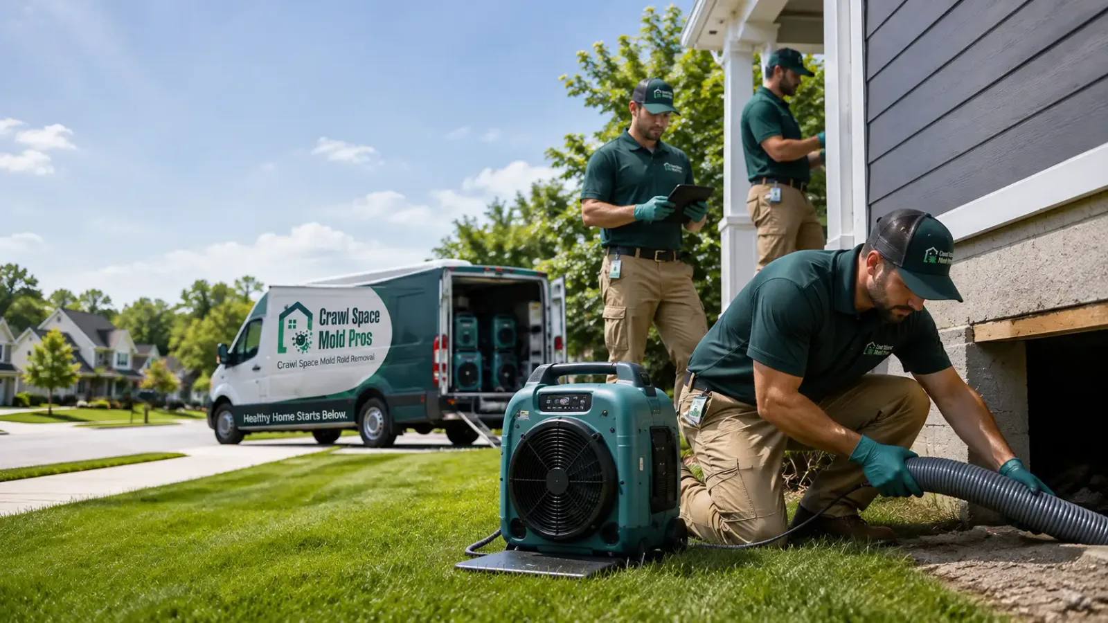 Crawl Space Mold Removal in Scituate, RI